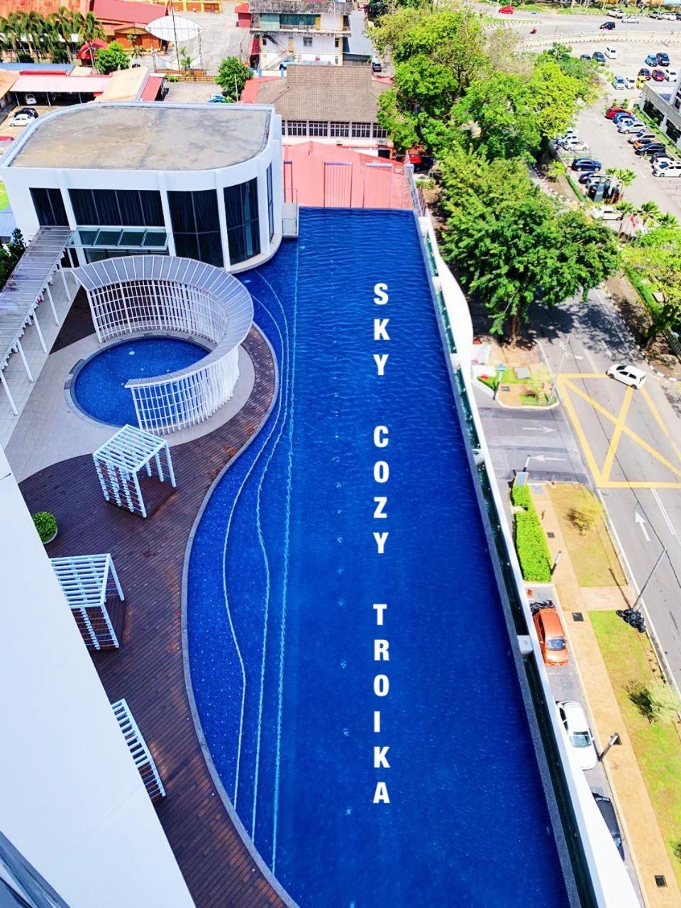 Sky Cozy Troika Residence, 1 Bedroom 4-6 Pax, 2 Bedrooms 6-8 Pax, Pool Vew, Sky & City View, Free Parking, Pool, Unlimited Wifi & Netflix Kota Bharu Exterior photo